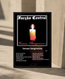 Quadro Facção Central - Versos Sangrentos