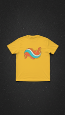 Camiseta gráfica amarela Carnaval
