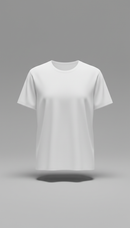 Camiseta branca com estampa gráfica