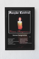 Quadro Facção Central - Versos Sangrentos